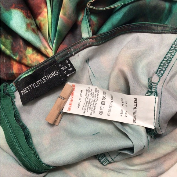 Prettylittlething green dress - Picture 5 of 5